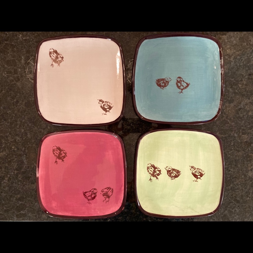 Adorable brunch plates 8“ x 8“.